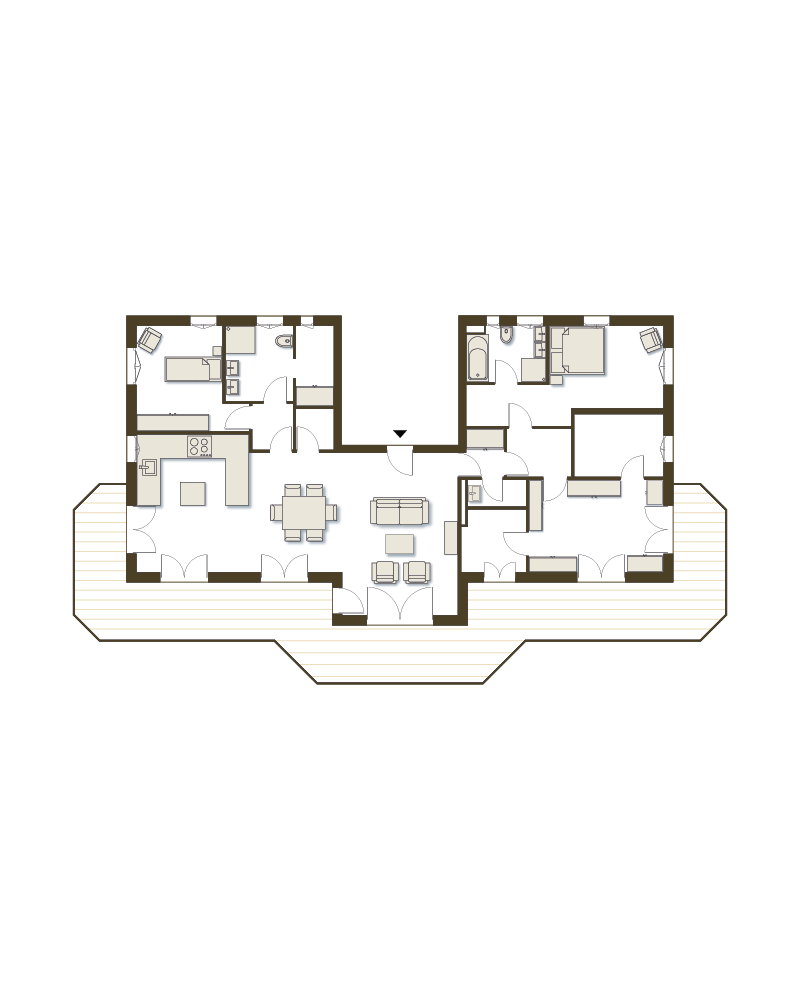Apartment / Bellevue - niv First floor